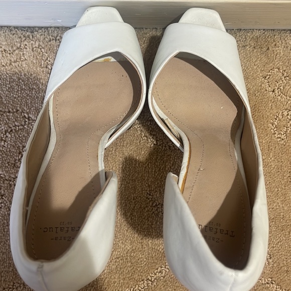 Zara White Heels - Picture 5 of 5